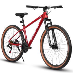A27312 Ecarpat Mountain Bike 27 Inch Wheels, 21-Speed Mens Womens Trail Commuter City Mountain Bike