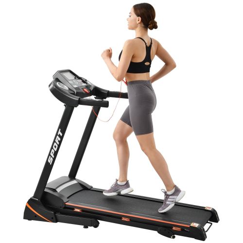 Folding Electric 3.5HP Treadmill With Incline Medium Running Machine Motorised LCD Gym 330lbs Folding Treadmill Electric Motorized Power 14.8KM/H Runn Folding Electric 3.5HP Treadmill With Incline Medium Running Machine Motorised LCD Gym 330lbs Folding Treadmill Electric Motorized Power 14.8KM/H Runn